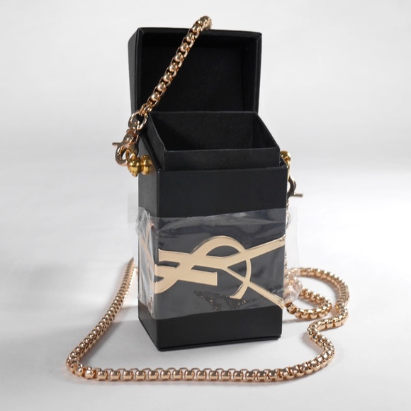 YSL Yves Saint Laurent Box Bag Crossbody Purse NEW - Picture 4 of 9